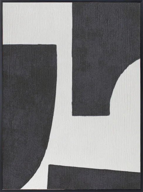 Eightmood Belmore Konstverk 80×60 cm – Svartvit Väggtavla