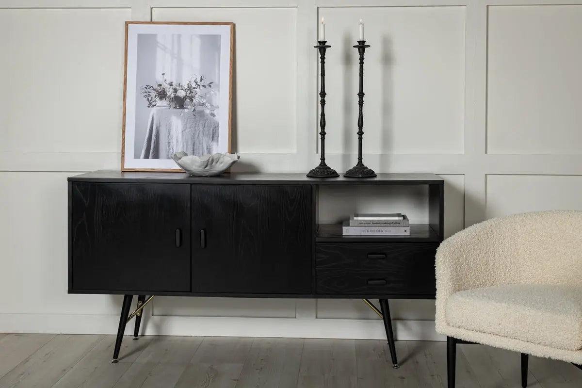 Venture Design Gold Byrå Svart 46 x 80 x 160