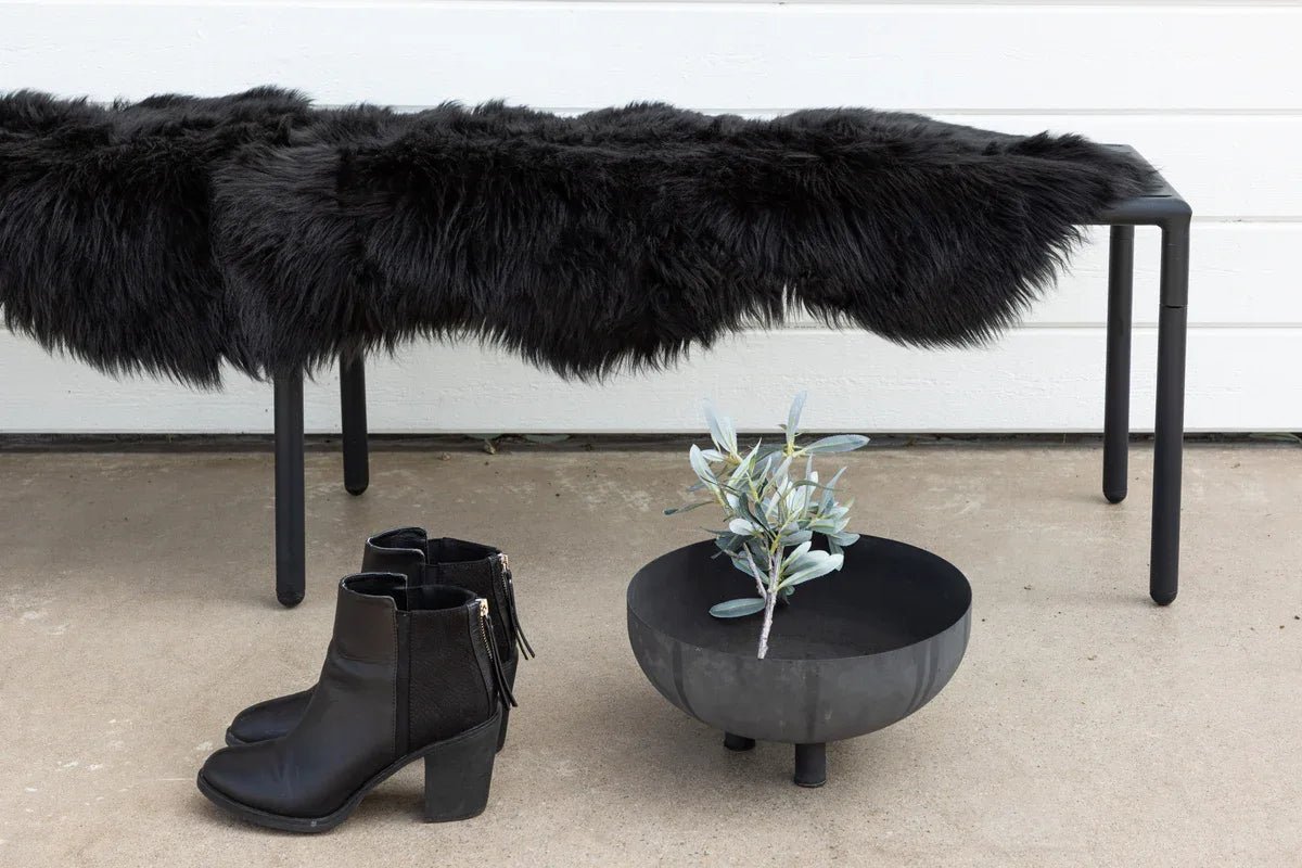 Venture Design Katy Pläd 180 x 55 Svart