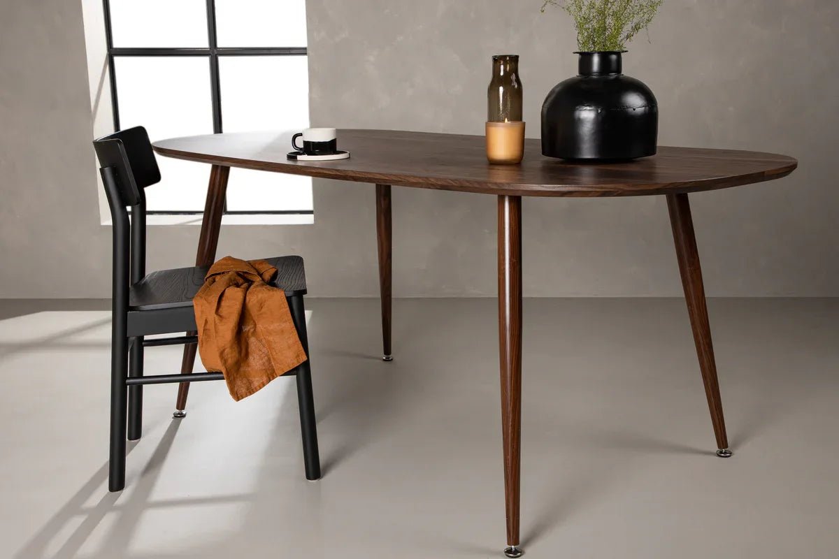 Venture Design SANFORD Ovalt Matbord 180x90 – Mörkbrun - Default