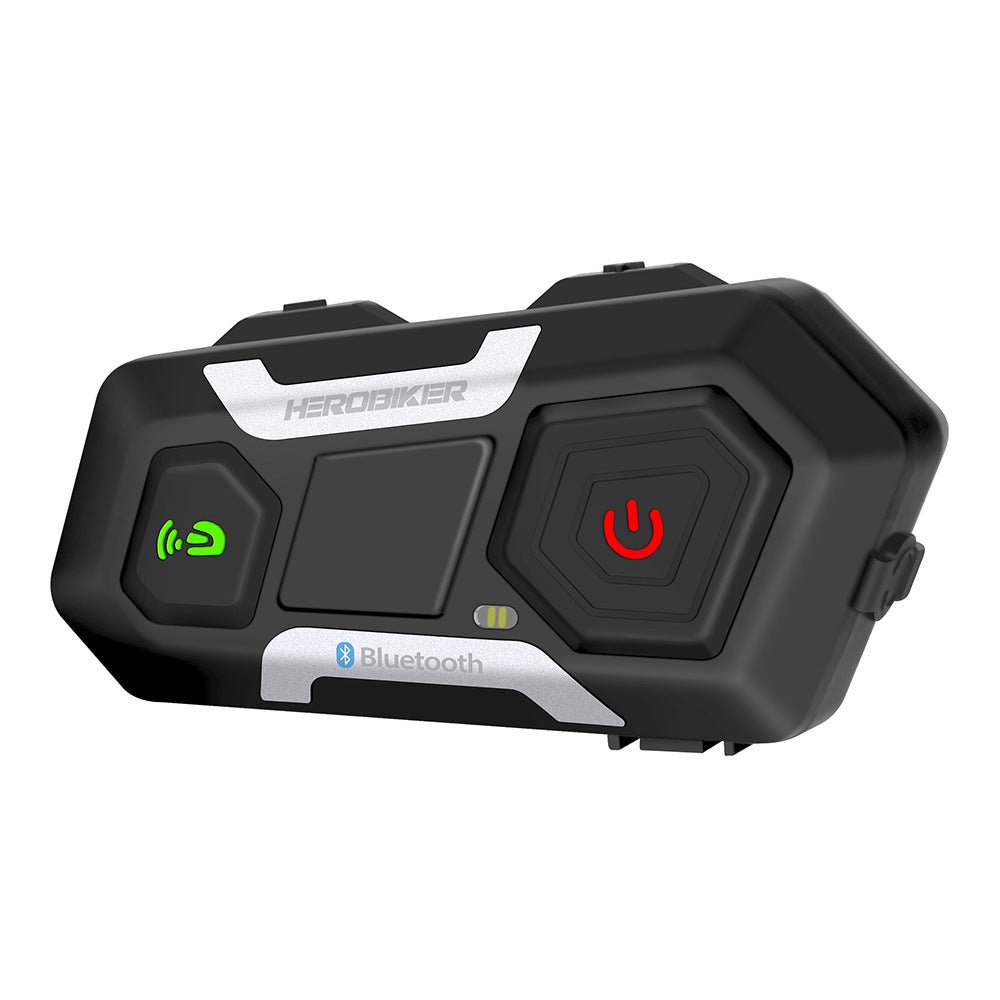 Bilmekaniken MC-intercom Bluetooth – 1200m räckvidd & 12h batteritid - Black