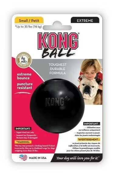 KONG Leksak Ball Extreme Svart