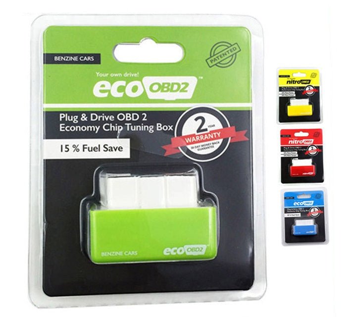 Bilmekaniken EcoOBD2 Bränsleoptimering – Chip Tuning Box för bensinbilar - Green2PC
