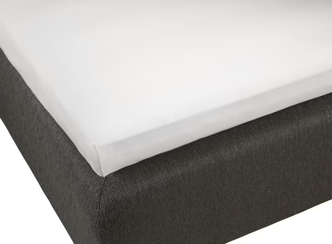Lakan Satin Vit Dubbelsäng 240x260