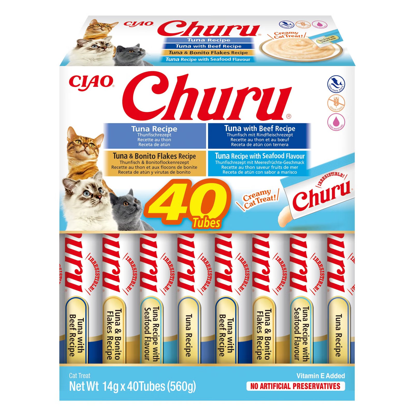 Cat Cremy Tuna Varieties 40x14g