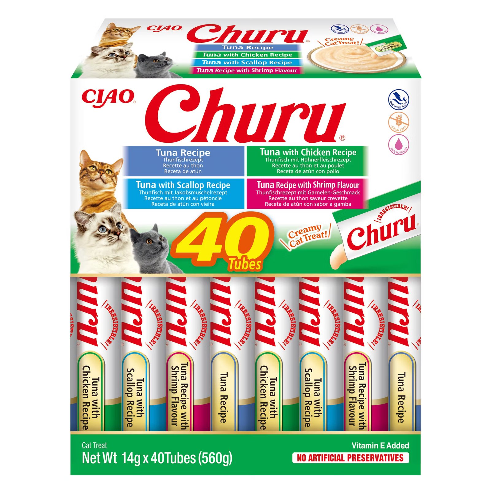 Cat Cremy Tuna Seafood Varieties 40x14g