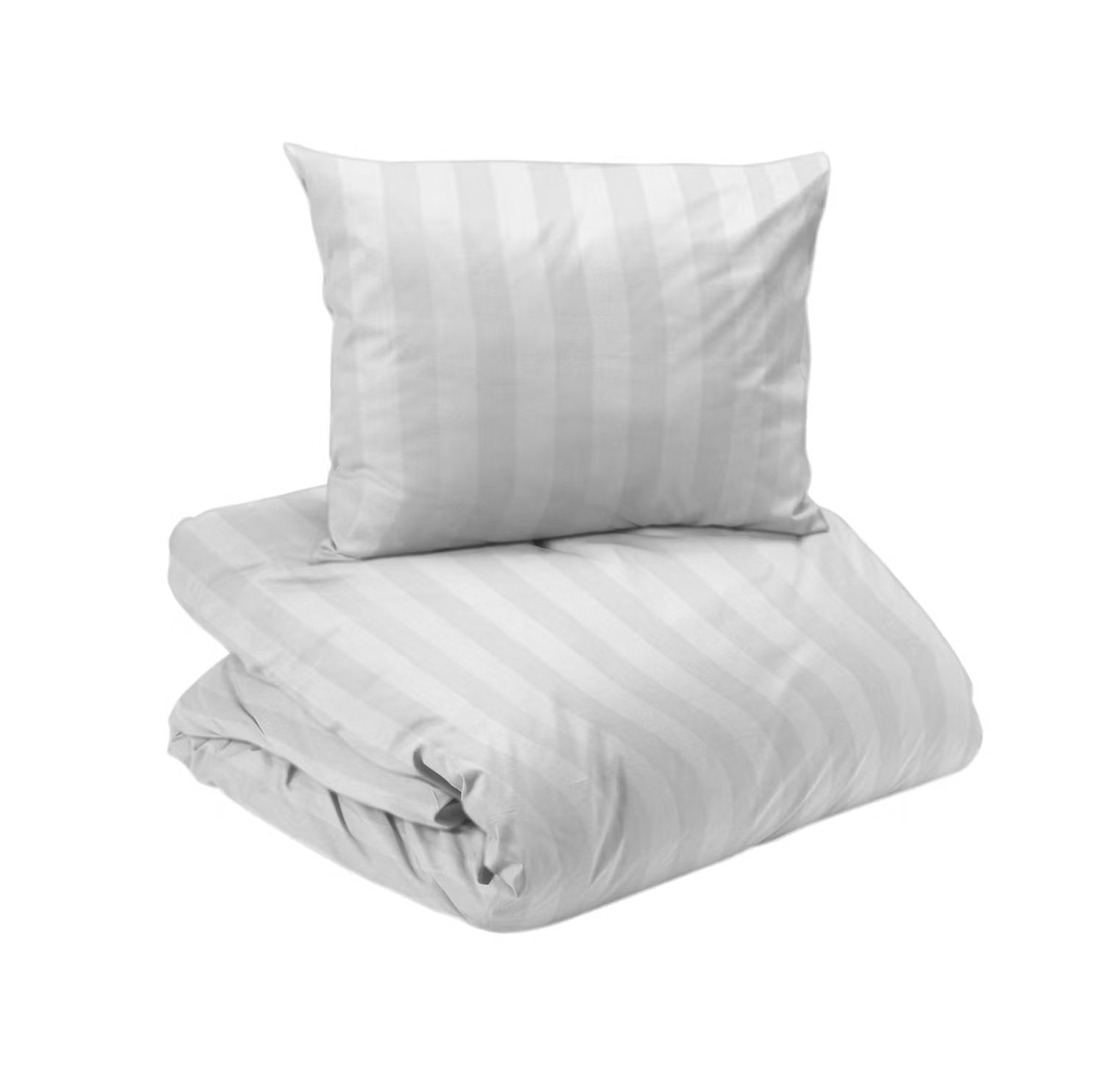Mirage Bäddset Satin Vit Enkeltäcke 150x210