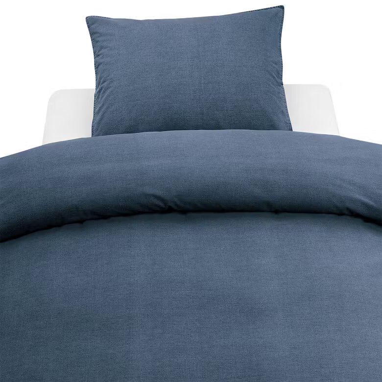 Washed Marin Bäddset Enkeltäcke 150x210