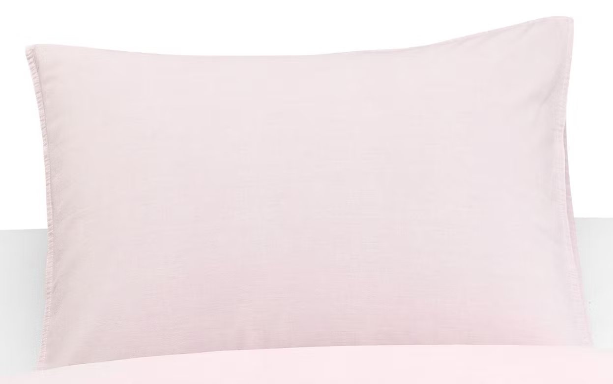 Örngott Washed Rosa 50x60