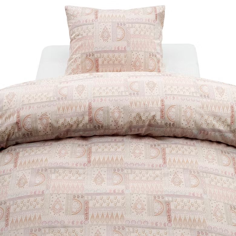 Bäddset Jasmine Peach Enkeltäcke 150x210