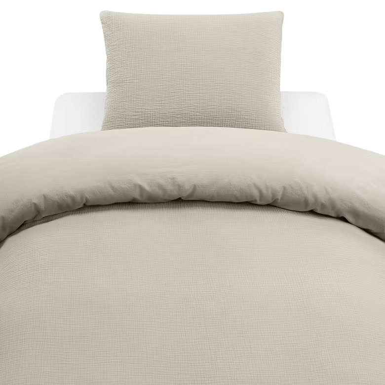 Bäddset Rolling Beige Enkeltäcke 150x210