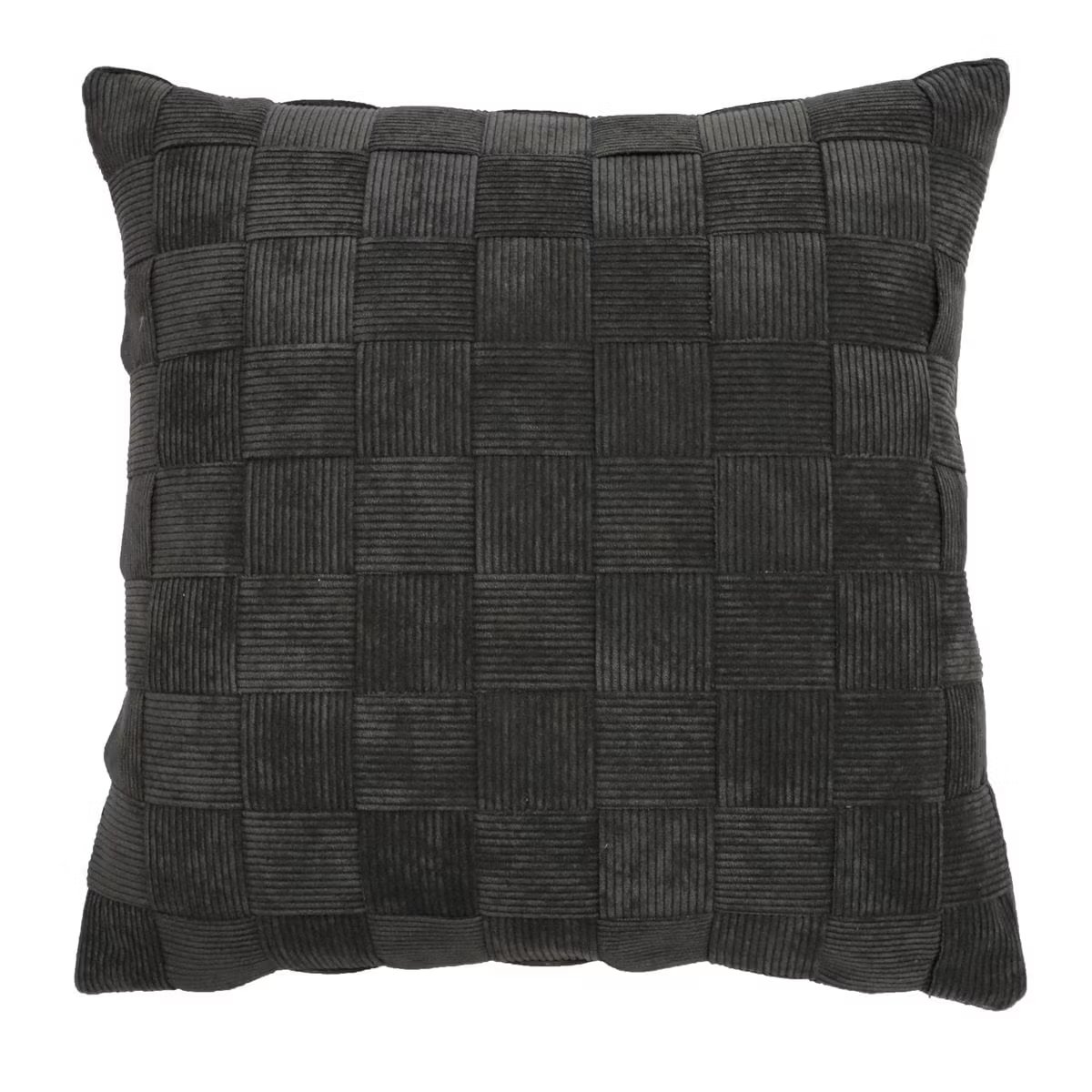 Check kuddfodral Grå 45x45
