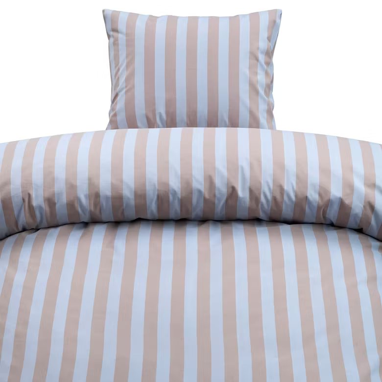 Sanna Stripe Multi Bäddset Borganäs of Sweden Enkeltäcke 150x210