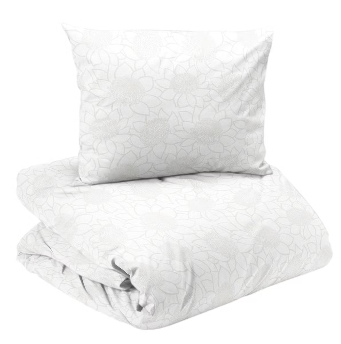 Billie Satin Vit Bäddset Redlunds Enkeltäcke 150x210