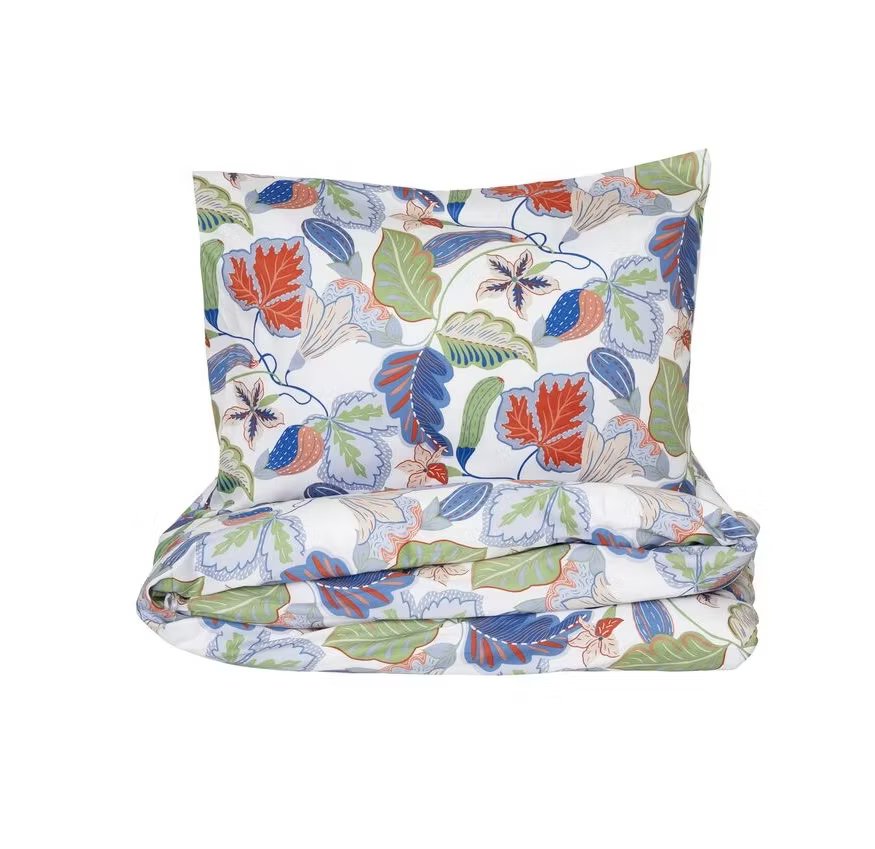 Bäddset Brunnberg Satin Blommigt 150x210 Kosta Linnewäfveri