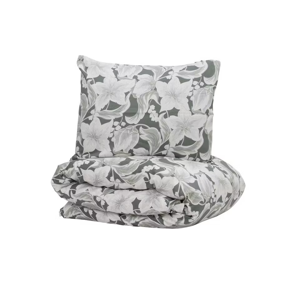 Bäddset Hommedal Satin Grön 150x210 Kosta Linnewäfveri