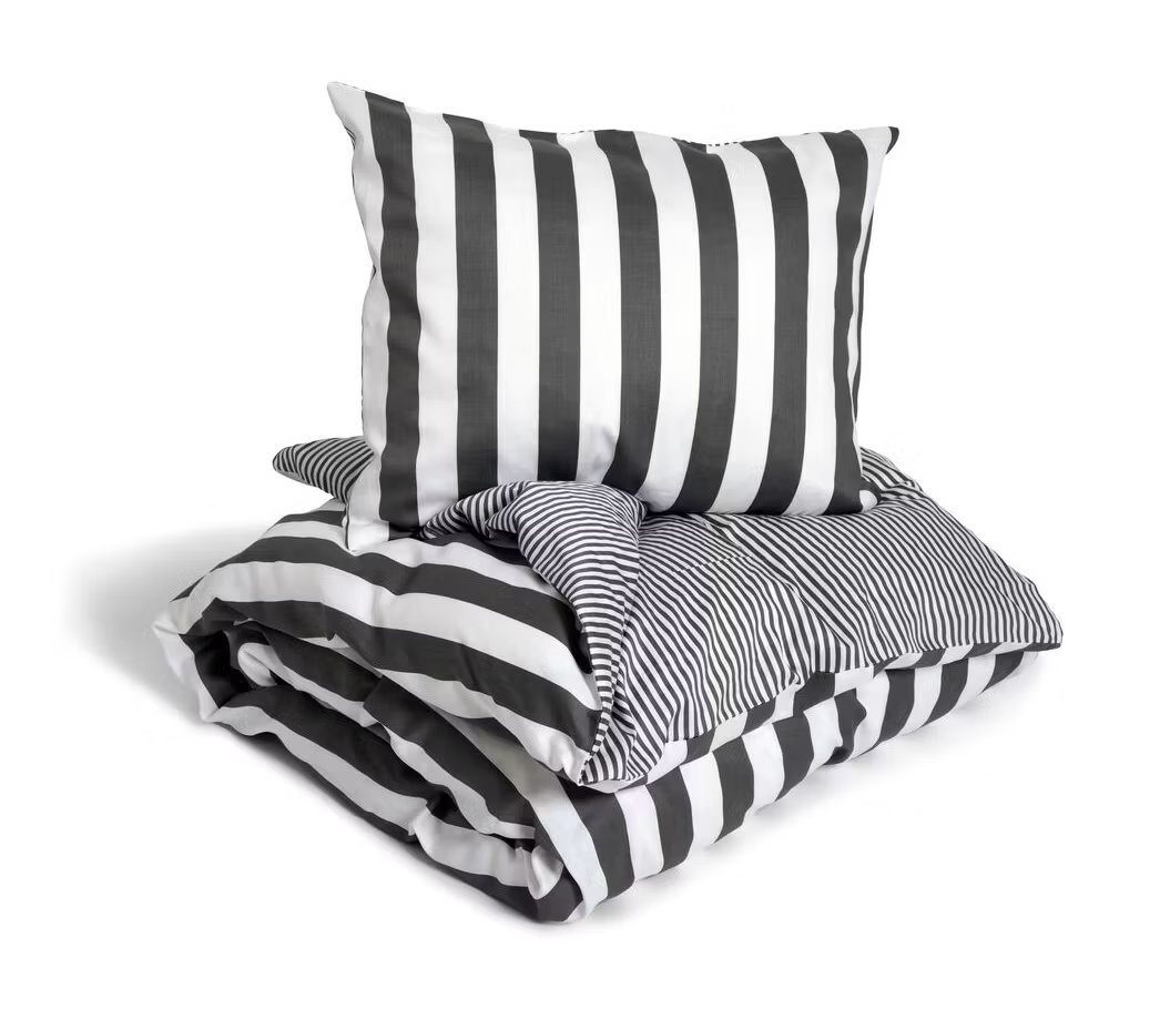 Bäddset Grebbestad Satin Grå 150x210 Kosta Linnewäfveri