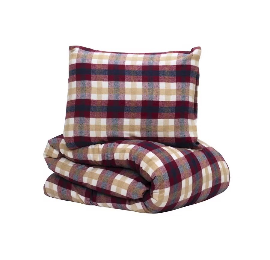 Bäddset  Hedekas Röd Flanell 150x210 Lord Nelson