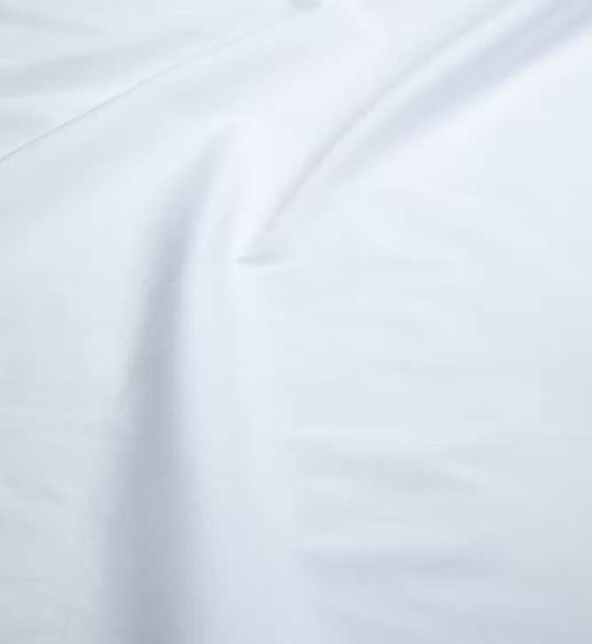 Kuvertlakan Percale vit Kosta Linnewäfveri