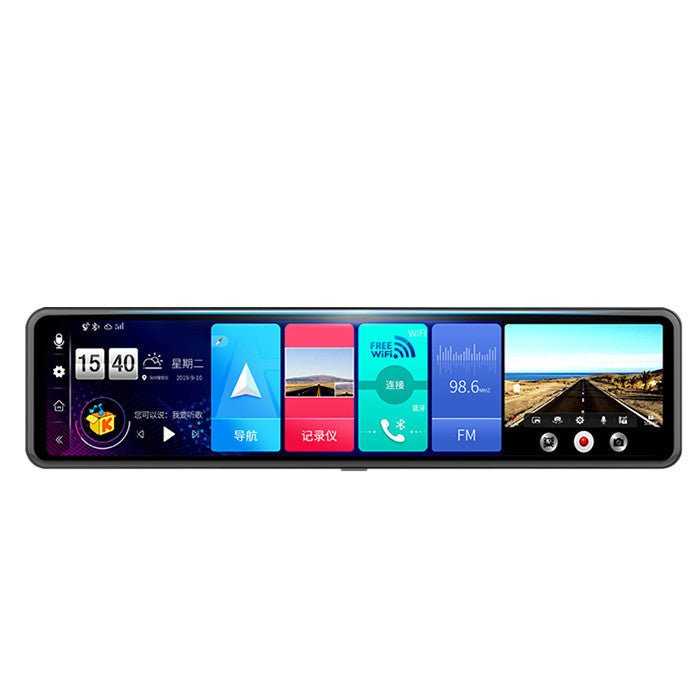 Bilmekaniken Backspegeldashcam 4G L80 – 12 tum Android 8.1 & AHD backkamera - 11.66 tum