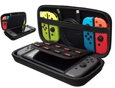 Hård Förvaringsväska, Kompatibelt Fodral till Nintendo Switch, Svart