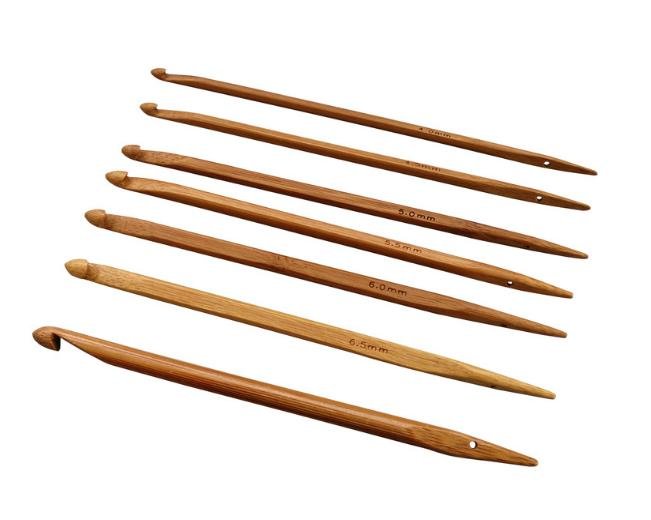 N012 - Set med 7 st. kombinerade virk - sticknålar