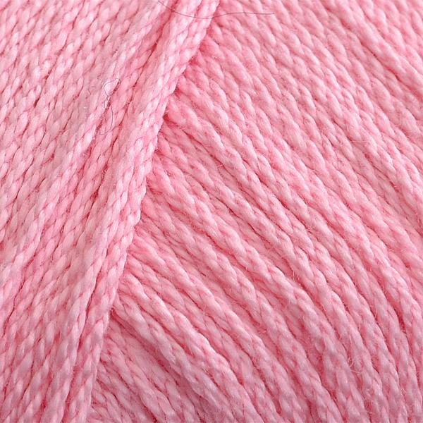 Merc. Cablé 12/6 Virkgarn 200 gr. på nystan - Rosa