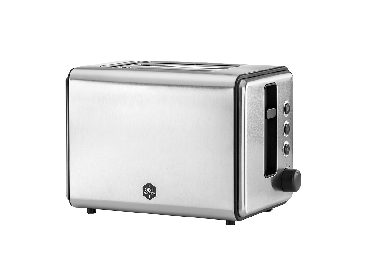 OBH NORDICA Bronx Brödrost 2 Brödskivor Rostfritt Stål 2255