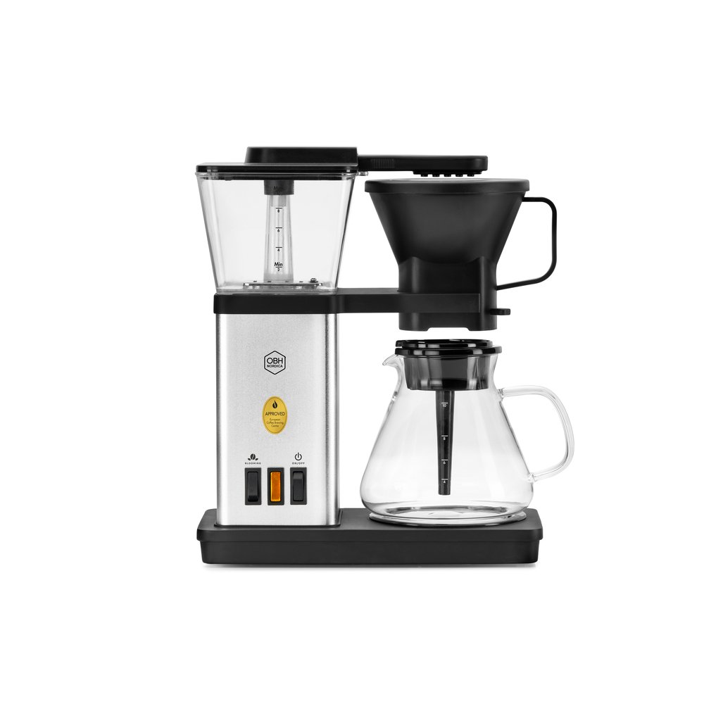 OBH Nordica Blooming Kaffebryggare Matte Silver 10 koppar 2411