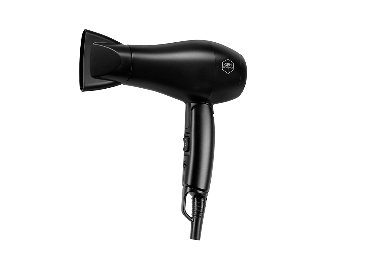 OBH NORDICA Dry & Go Resehårfön Hårtork Vikbar Liten Smidig 5125