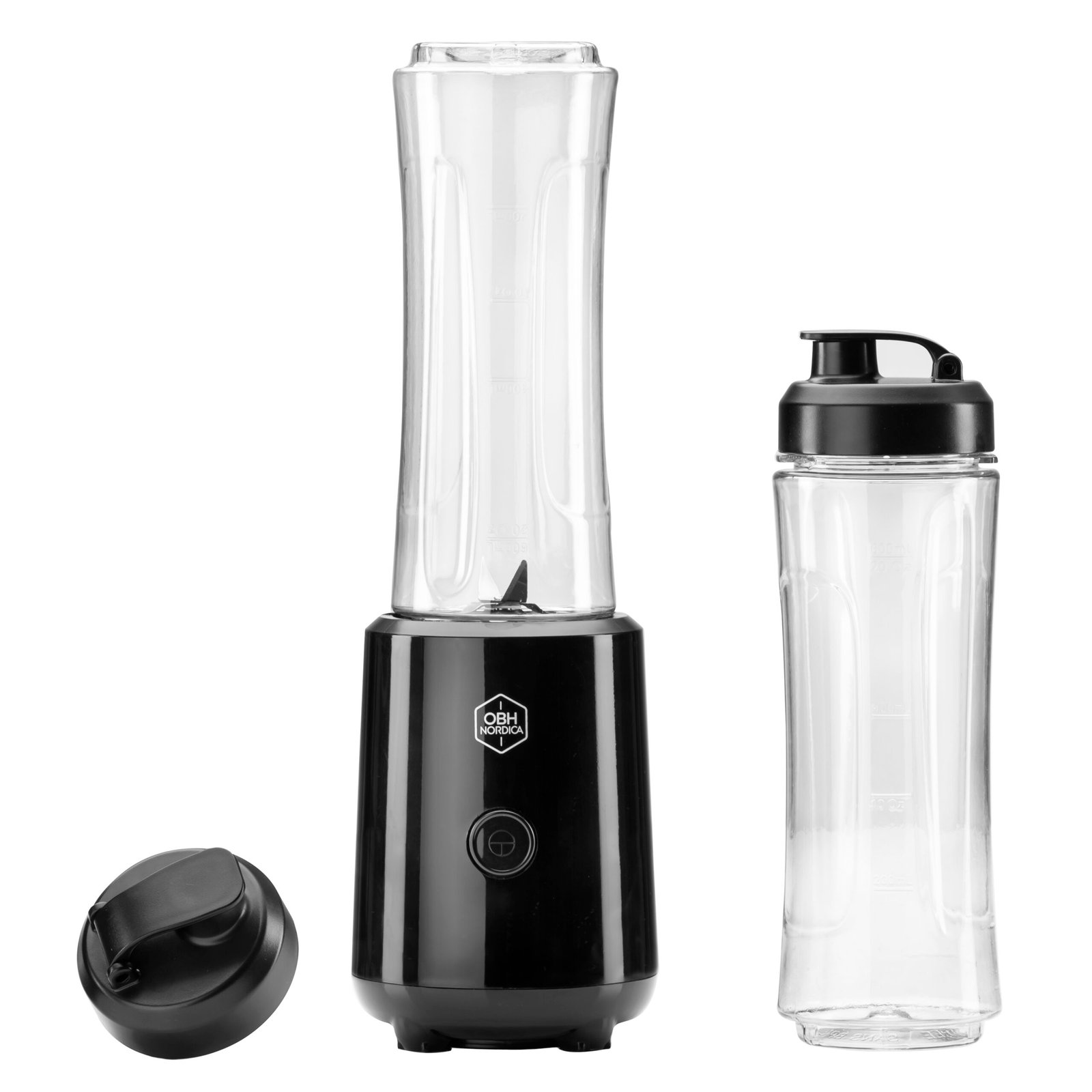 OBH Nordica Twister Go To-Go Blender Svart Lättanvänd Liten 7744