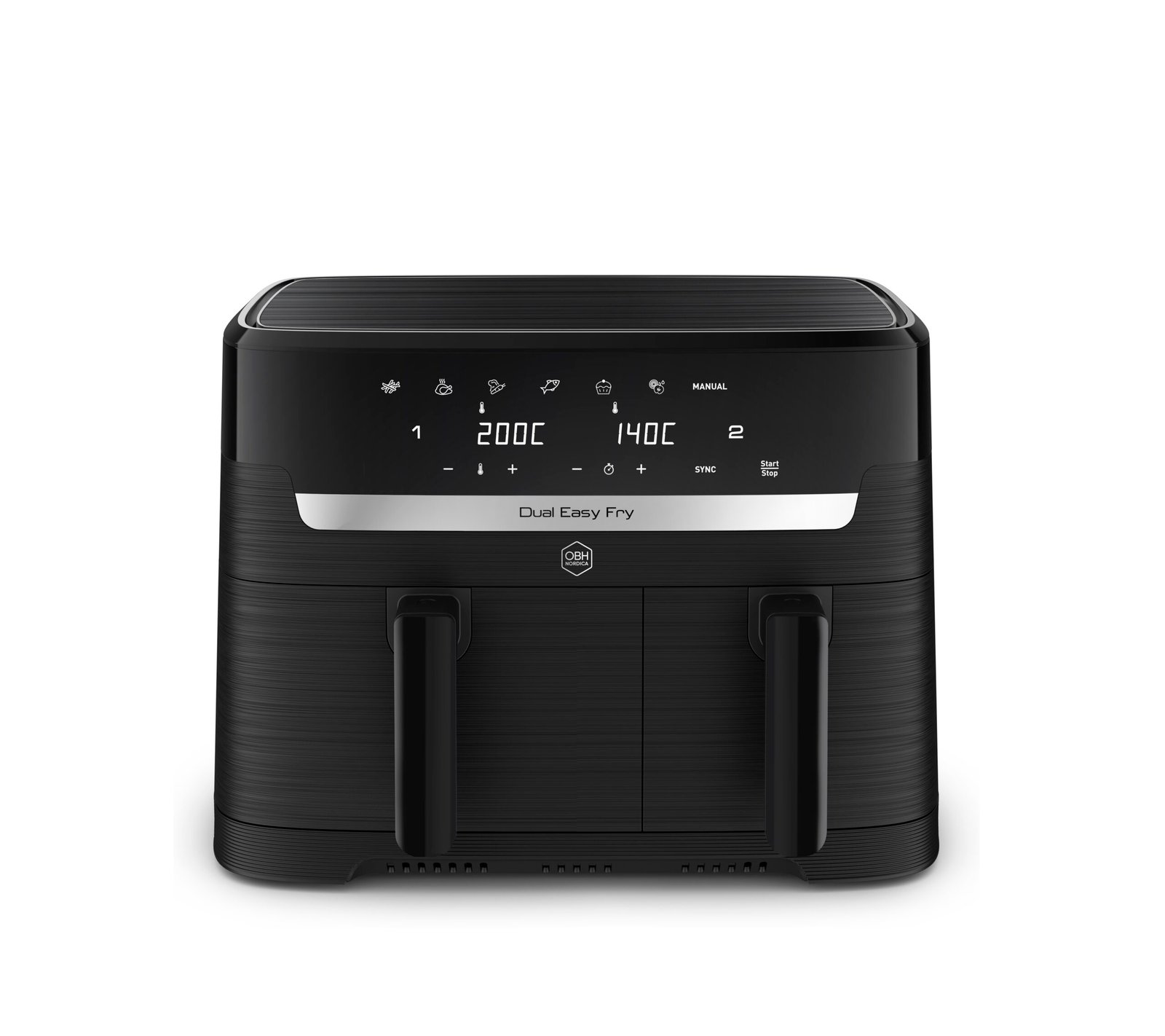 OBH Nordica Dual Easy Fry - Air fryer - 8.3L 1510002665