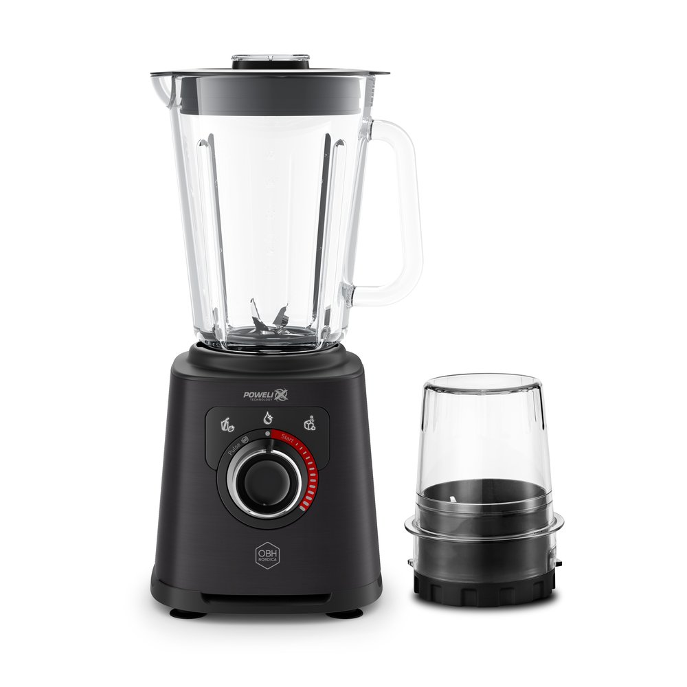 OBH Nordica Perfect Mix+ blender w. mini grinder 1,5l. 1200 W
