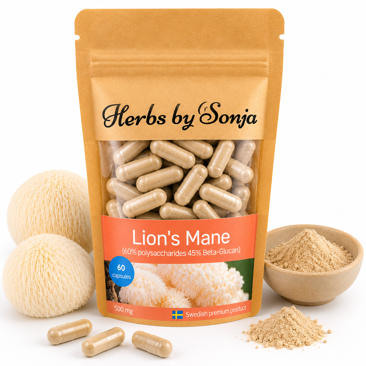Lion's Mane - 180 kaps