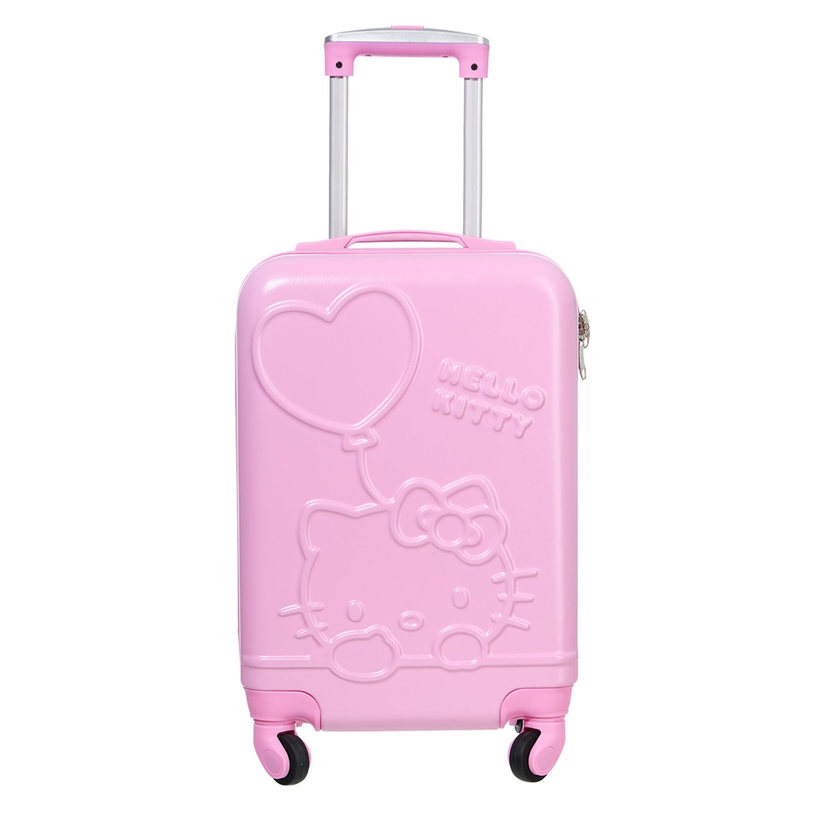 Hello Kitty hardcase barnresväska med präglat motiv - 42 liter - 54x35x22 cm