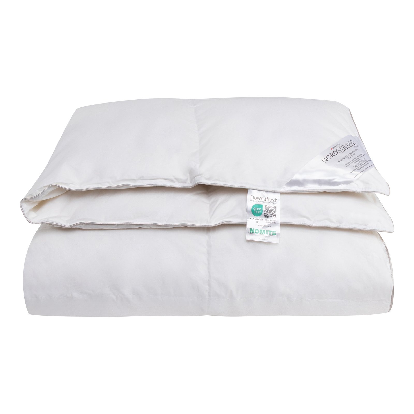 Helårstäcke - 100% myskdun - Allergivänligt duntäcke - 140x220 cm - Nordstrand Home täcke