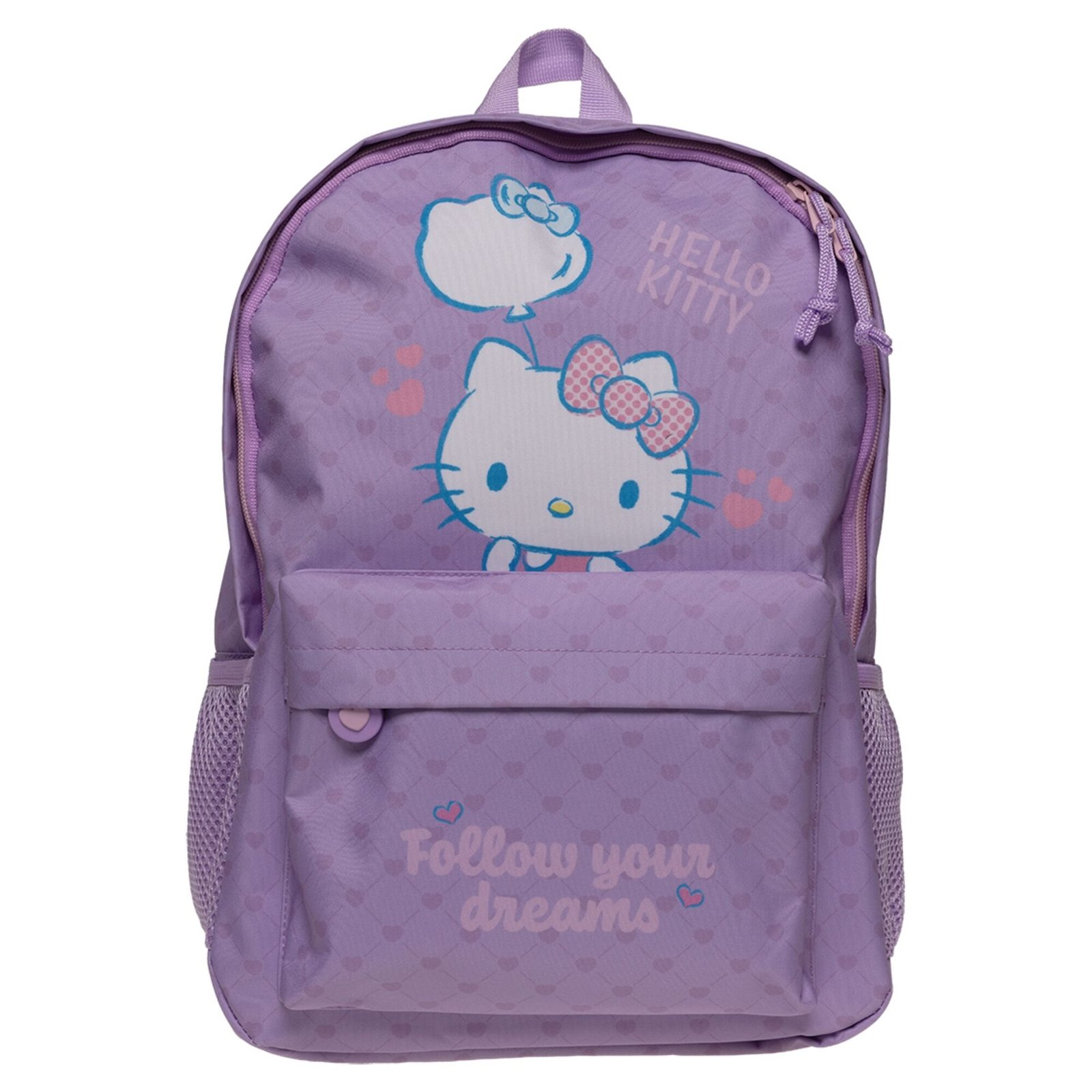 Hello Kitty ryggsäck med framficka - 38x28x13 cm