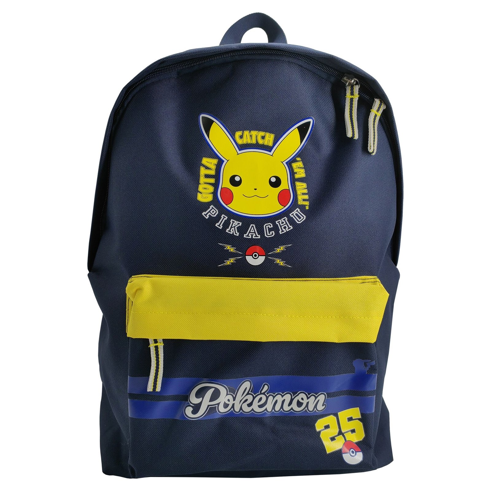 Pokémon Pikachu ryggsäck med frontficka - 14 liter - 43x29x12 cm