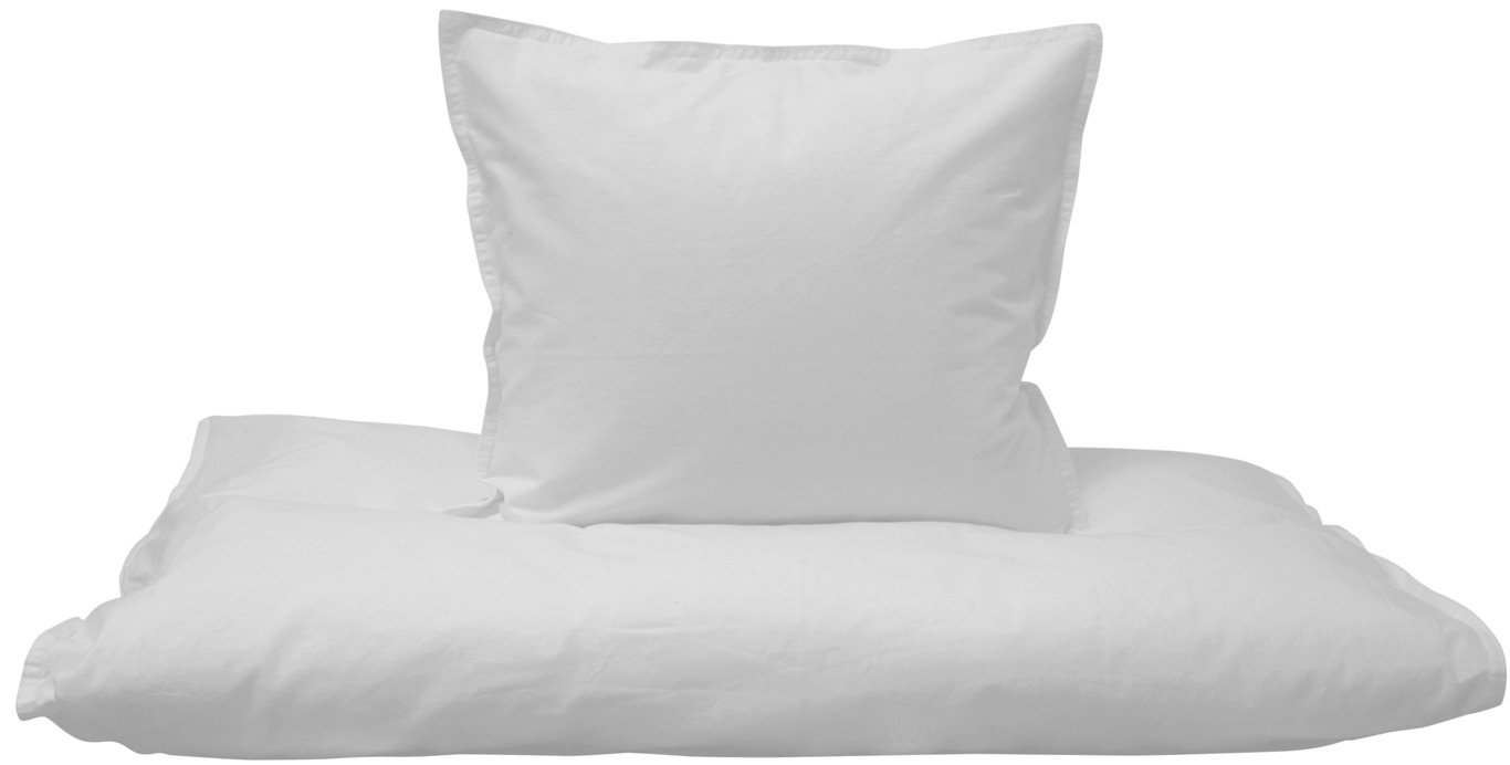 Junior sängkläder 100x140 cm - 100% ekologisk bomull - Enfärgad grå