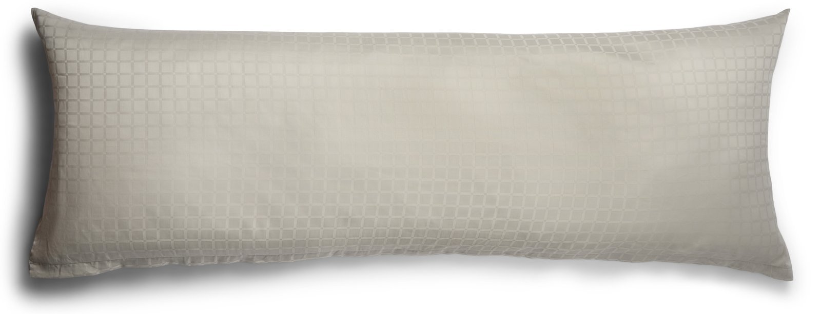 Kuddfodral 50x150 cm - 100% bomullssatin - multikudde - sandfärgad jacquardvävd