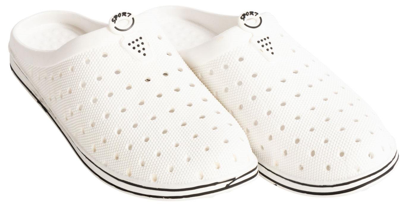 Vita Crocs skor - Stl 36/37 - Unisex - Lättviktsskor för fritidsbruk