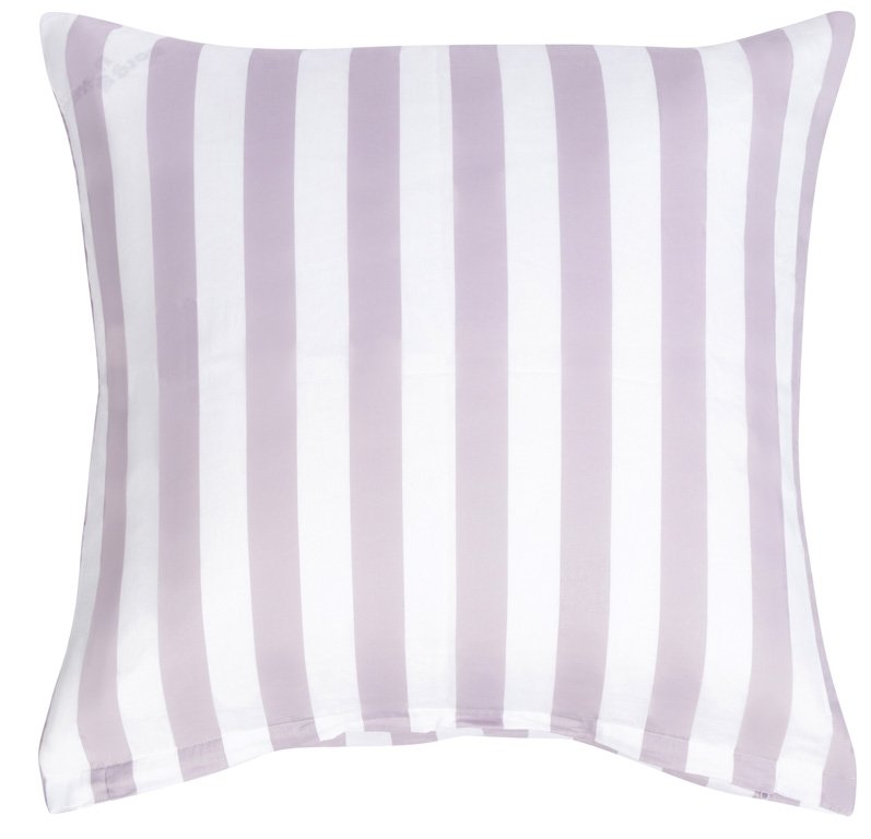 Puddfodral 60x63 cm - 100% bomullssatin - Nordic Stripe - lavendelränder