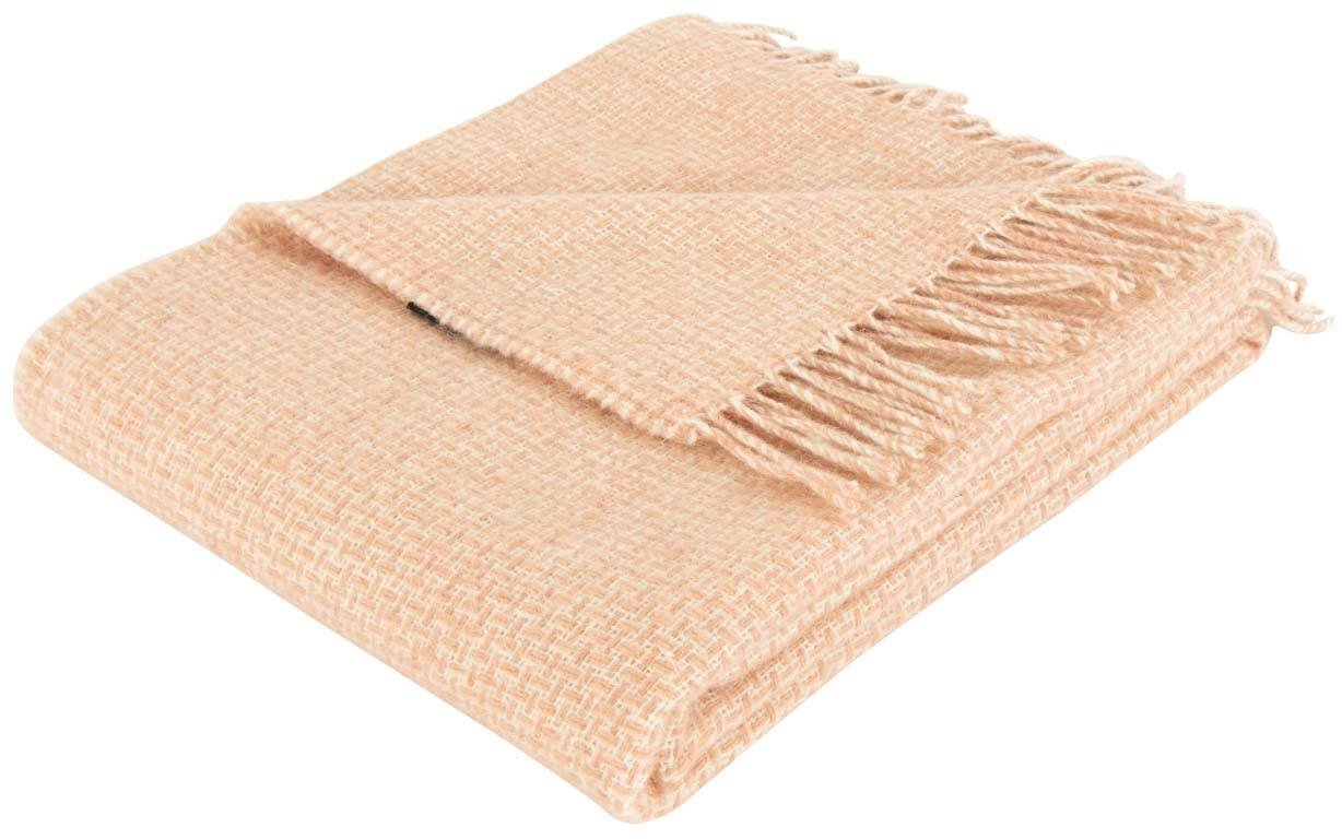 Ullpläd - 100 % nyzeeländsk ull - Ljungpersika - 130x180 cm - Høie