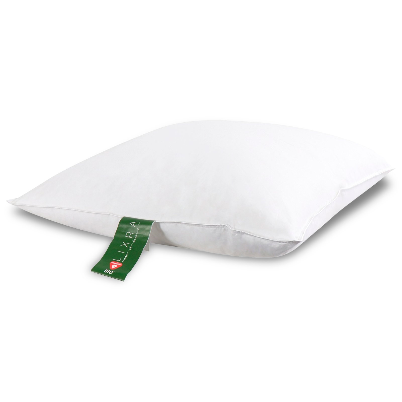 Lixra Primaloft Bio huvudkudde - Hög kudde - Allergivänlig dunfiberkudde - 60x63 cm - Lixra Primaloft Bio