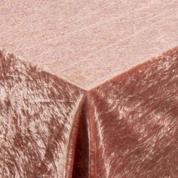 Velourduk - Rosa bordduk - Nervös velour - Borg Living
