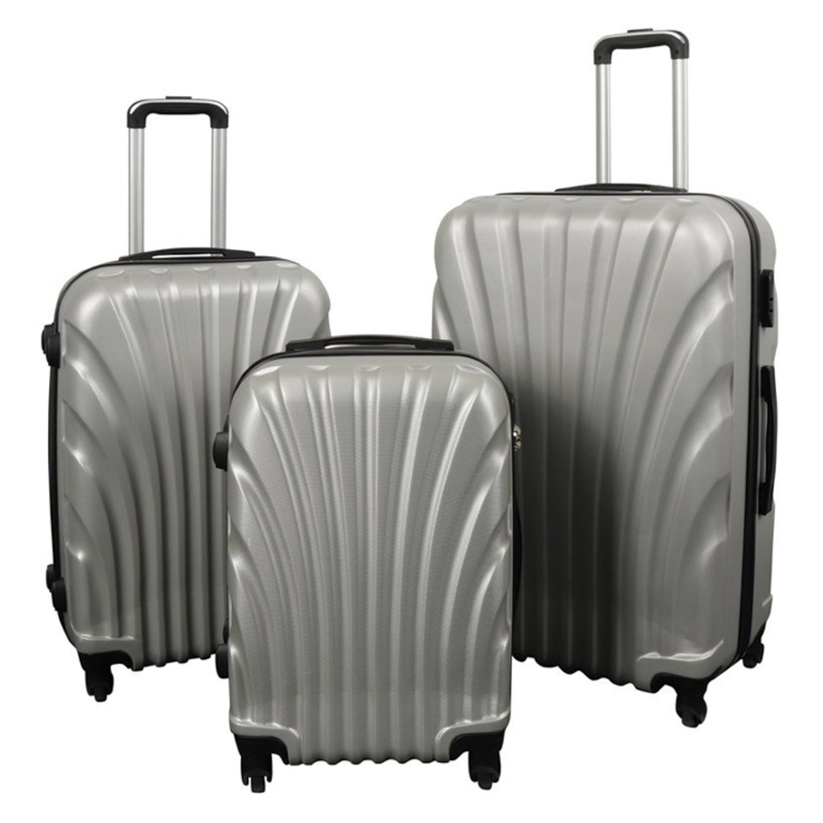 Resväska - Musselgrå - Praktisk hardcase-resväska