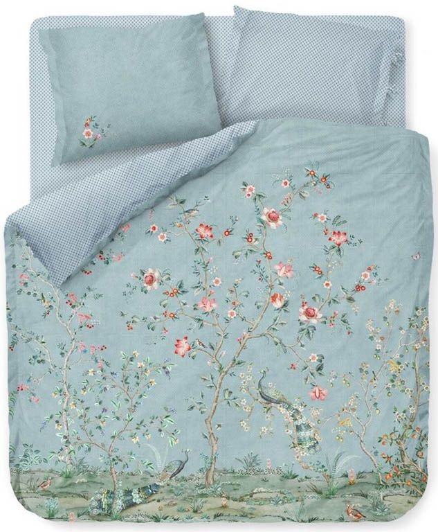 Sängkläder 200x220 cm - Okinawa blue - Vändbart påslakan för dubbeltäcke - 100% bomull - Pip Studio sängkläder