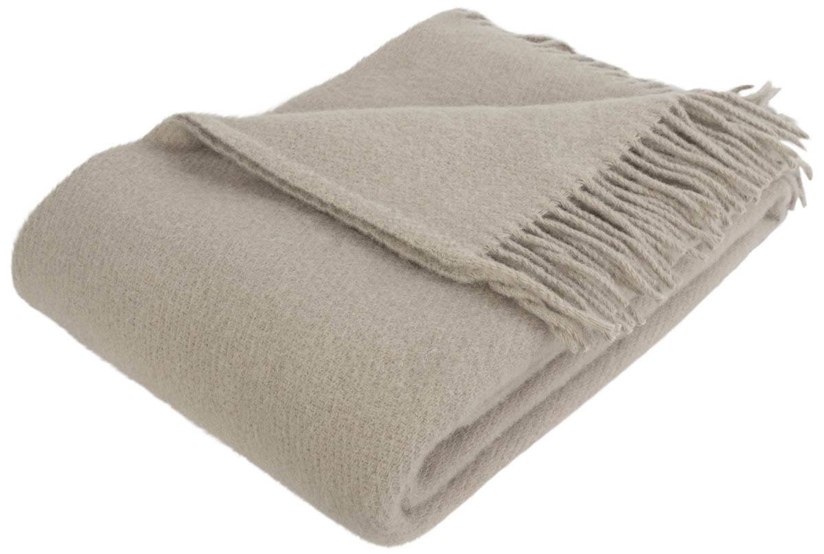 Ullpläd 130x200 cm - 100% ren ny ull - Solid Sand