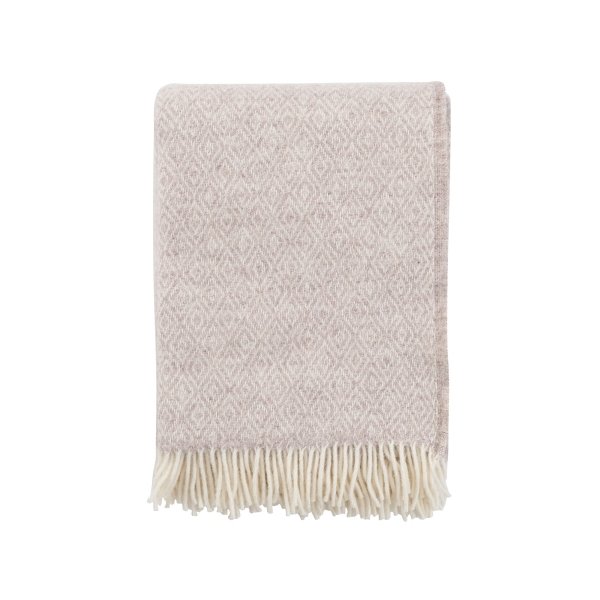 Ullpläd - 130x200 cm - 100% lammull - Stella Beige