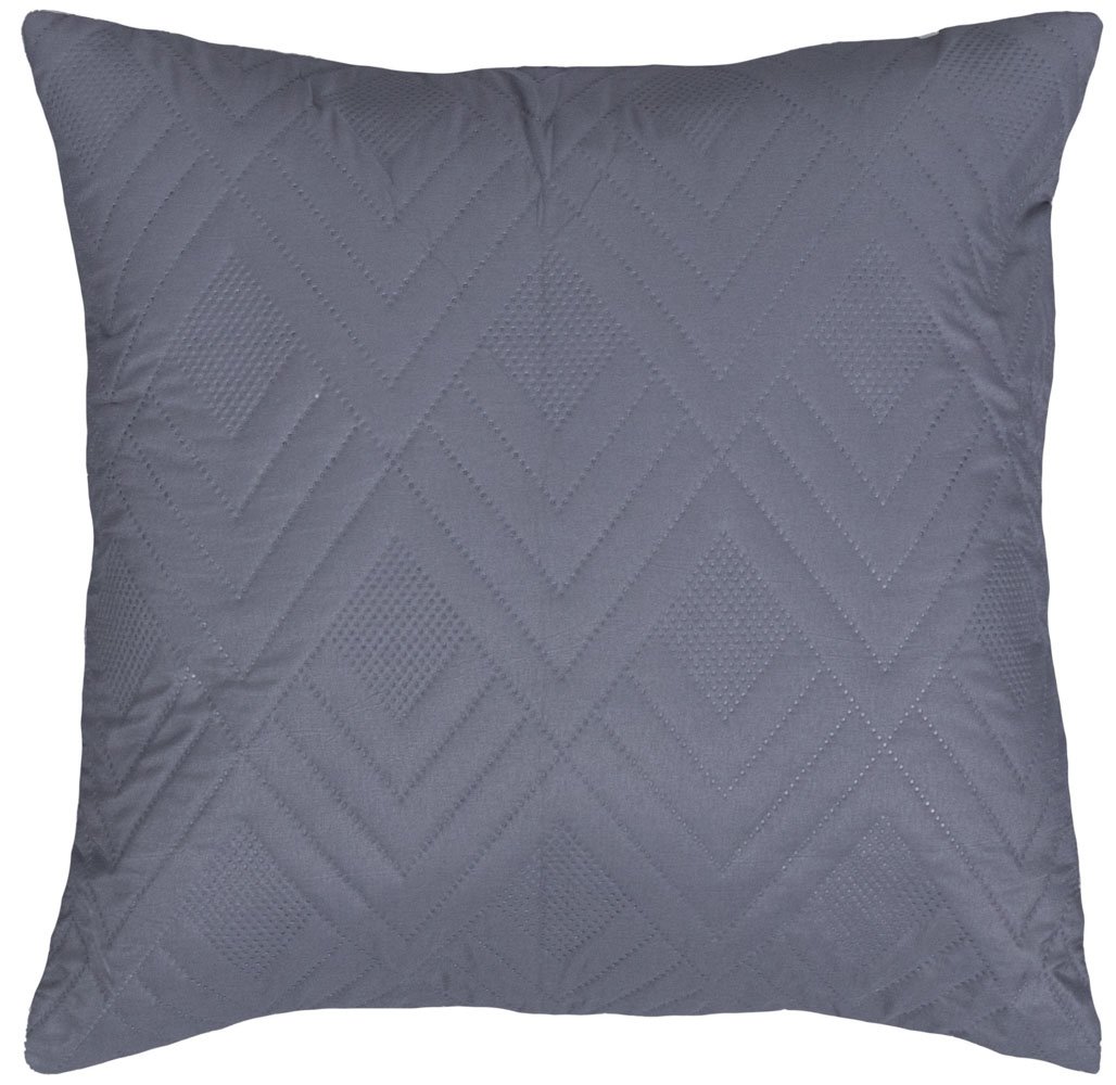 Prydnadskudde - 45x45 cm - 2-sidig - mörkgrå och ljusgrå - Soffkudde